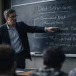 Profesor de economía en clase