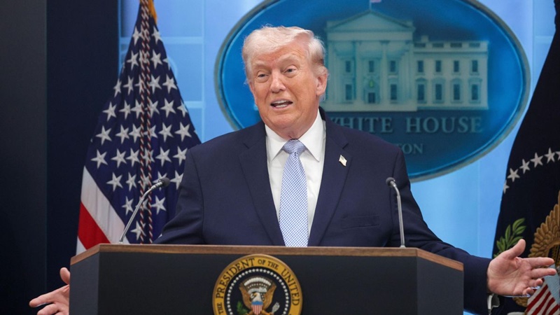 President Trump Holds News Conference With Military Officials On Mission To Rescue Downed Airman In Iran
